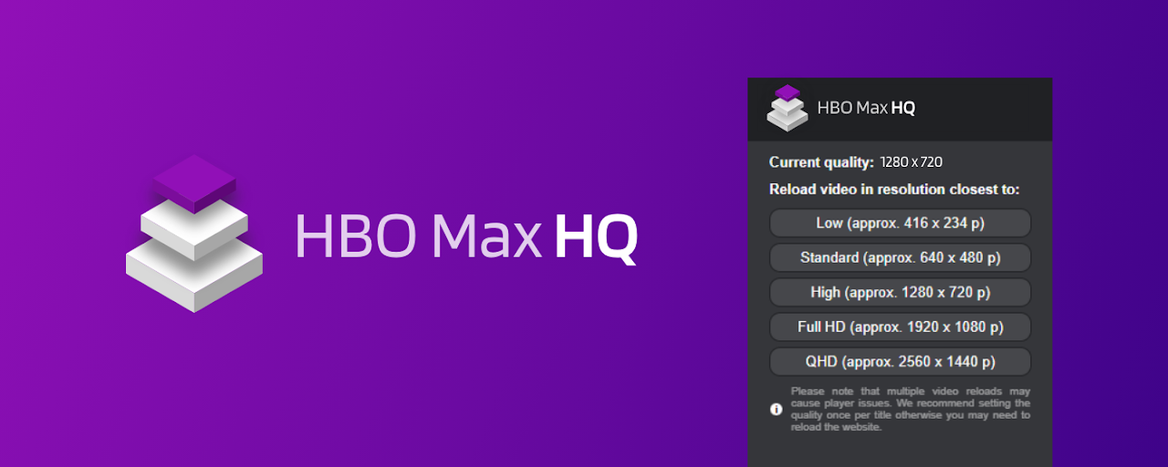 HBO Max HQ: change video quality Preview image 2