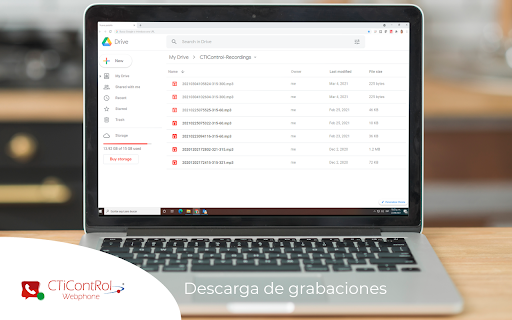 CTiContRol® Webphone para Google Workspace