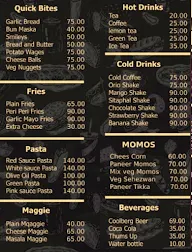 The Good Luck Cafe menu 1