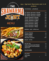 The Shawarmas menu 1