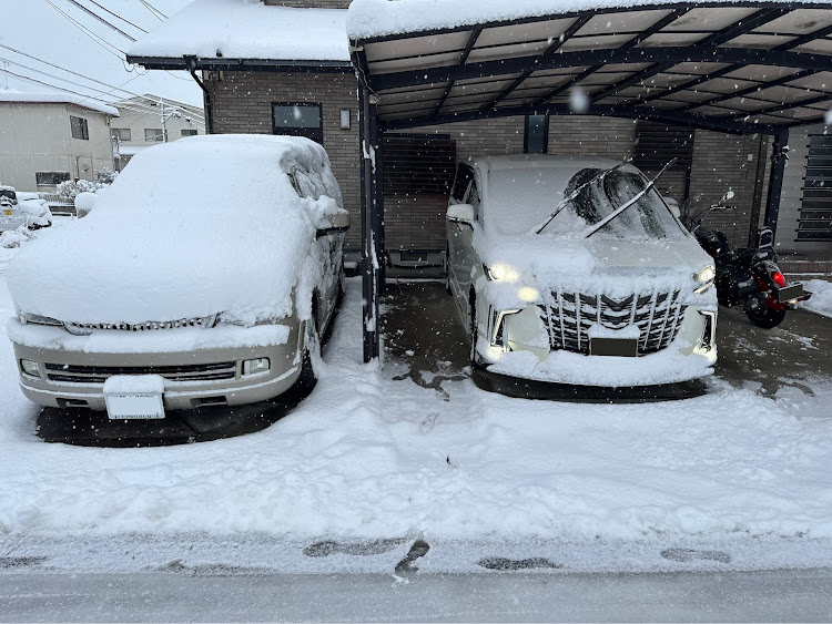 アルファードの雪に関するカスタム事例の投稿画像1枚目