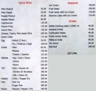 Sea Gulls Restaurant menu 1