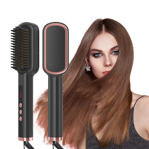 Title 6, Heating Electric Curling Iron Hair Straightener...