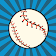 Pin baseball  icon