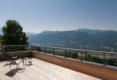 Chalet with panoramic view and terrace 14