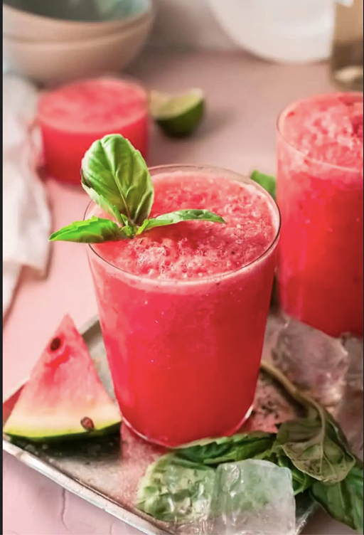 Basil Watermelon Juice [sugar-free]