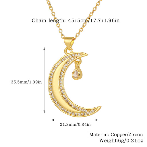 Title 7, Exquisite Fashion All-match Clavicle Chain Copp...