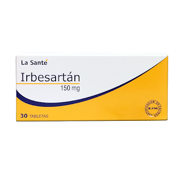 Irbesartan La Santé 150 mg x 30 Tabletas  