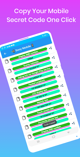 Screenshot All Mobile Secret Code 2023