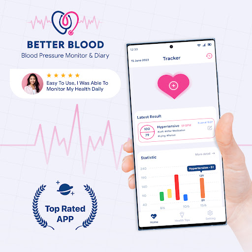 Screenshot Blood Pressure Monitor & Diary