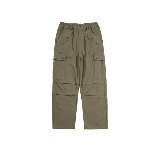 Title 18, Retro Multi-Pocket Cargo Pants for Men and Wome...
