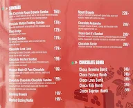 The Chocolate Room menu 4