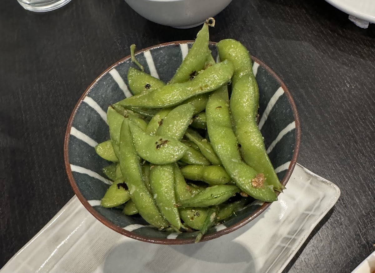 Seasoned edamame