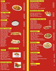 RP's Restaurant menu 1