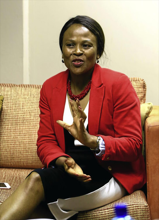 Public Protector Busisiwe Mkhwebane in her offices in Pretoria File Photo