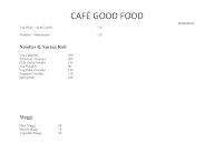 Cafe Good Food menu 7