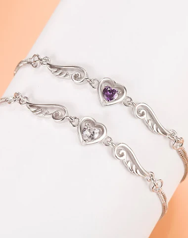Vrouwen Hand Sieraden Hart Armband. - 3