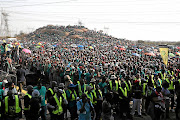 Thousands of people gathered in Marikana on Thursday to observe  the sixth  anniversary of the Marikana massacre in which  34 miners  were gunned down by police in the middle of a protracted wage strike by workers of  Lonmin mine.