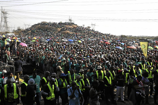 Thousands of people gathered in Marikana on Thursday to observe the sixth anniversary of the Marikana massacre in which 34 miners were gunned down by police in the middle of a protracted wage strike by workers of Lonmin mine.