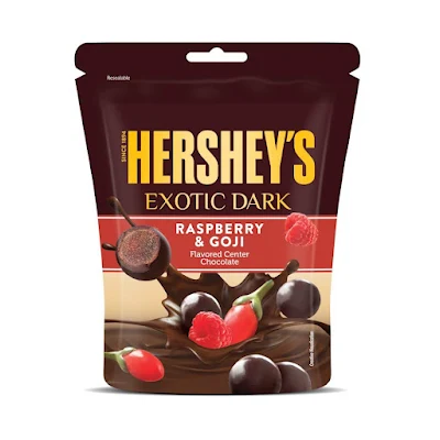 Hershey'S Exotic Dark Chocolate Raspberry & Goji - 33.3 gm