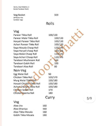 Tandoori Bhatti menu 3