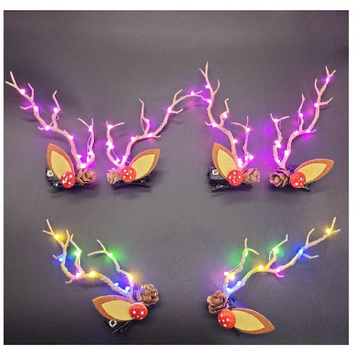 Title 5, Christmas Antler Hairpin Branch Light Headgear....