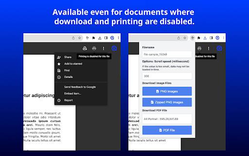 Document Preview Exporter for Google Drive