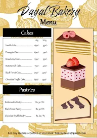 Dayal Bakery menu 1