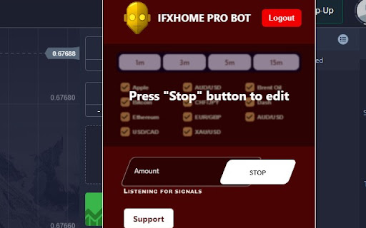 PocketOption - VIP BOT - IFXHOME Trader