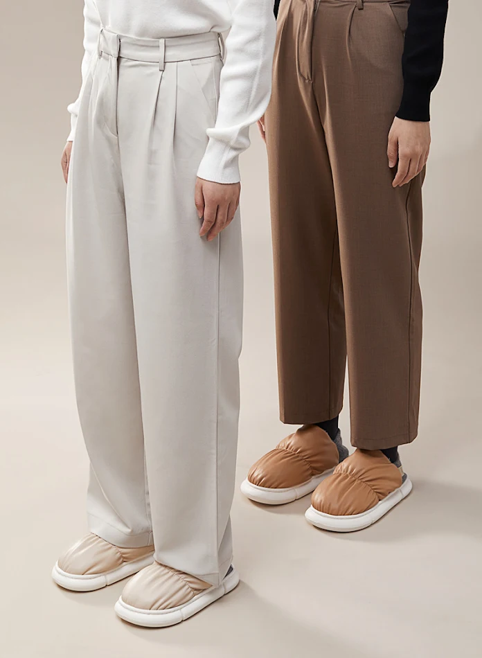 Dikke Warme Kraam Pantoffels Pluche Slippers, Zachte en Comfortabele Huisschoenen, Ideaal voor Koude Dagen en Ontspanning