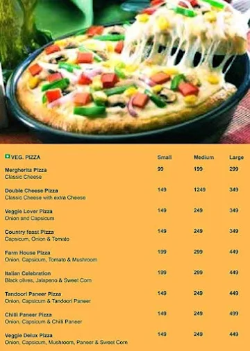 Pizza Bite menu 