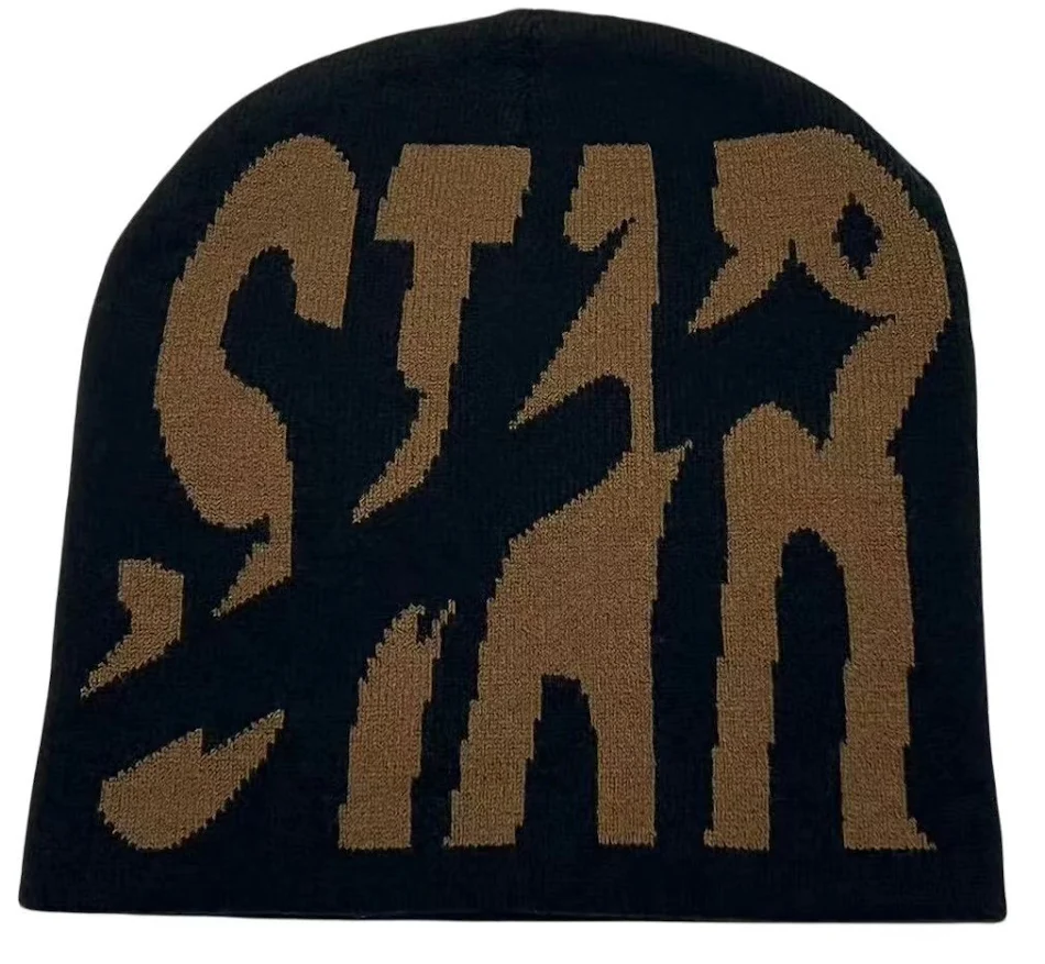Chapéu de malha Y2g letra STAR mesmo estilo