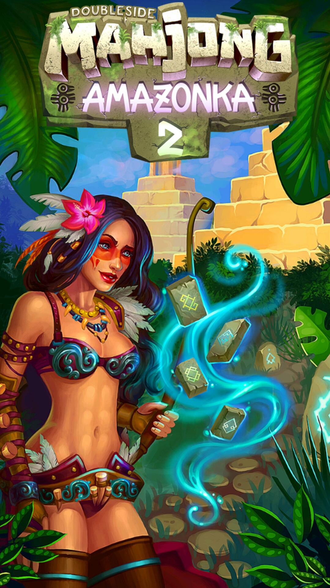 Android application Double Mahjong Amazonka 2 Pro screenshort