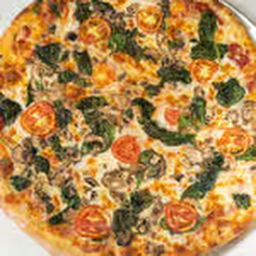 Extra Large Whole Classic Spinach, Mushroom & Tomato Pizza