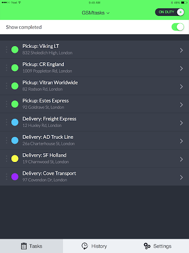 Screenshot GSMtasks
