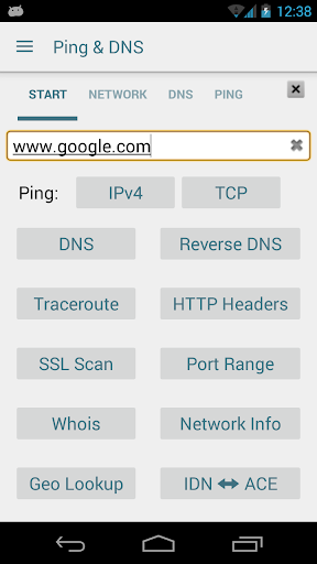 Ping DNS