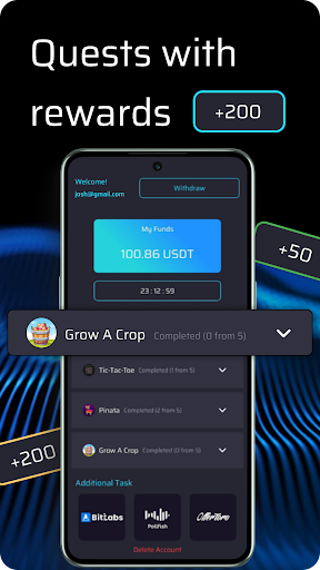 Screenshot Play and Earn Crypto