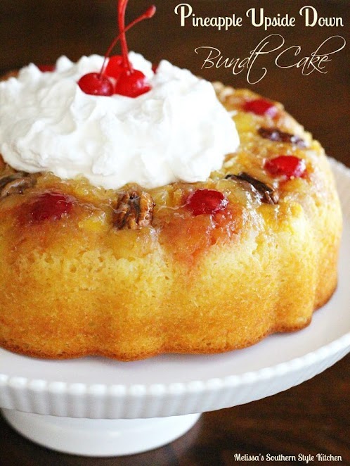 Pineapple Upside Down Bundt Cake