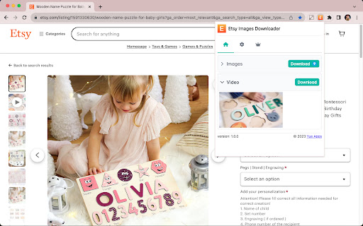 Etsy Images Downloader Preview 3
