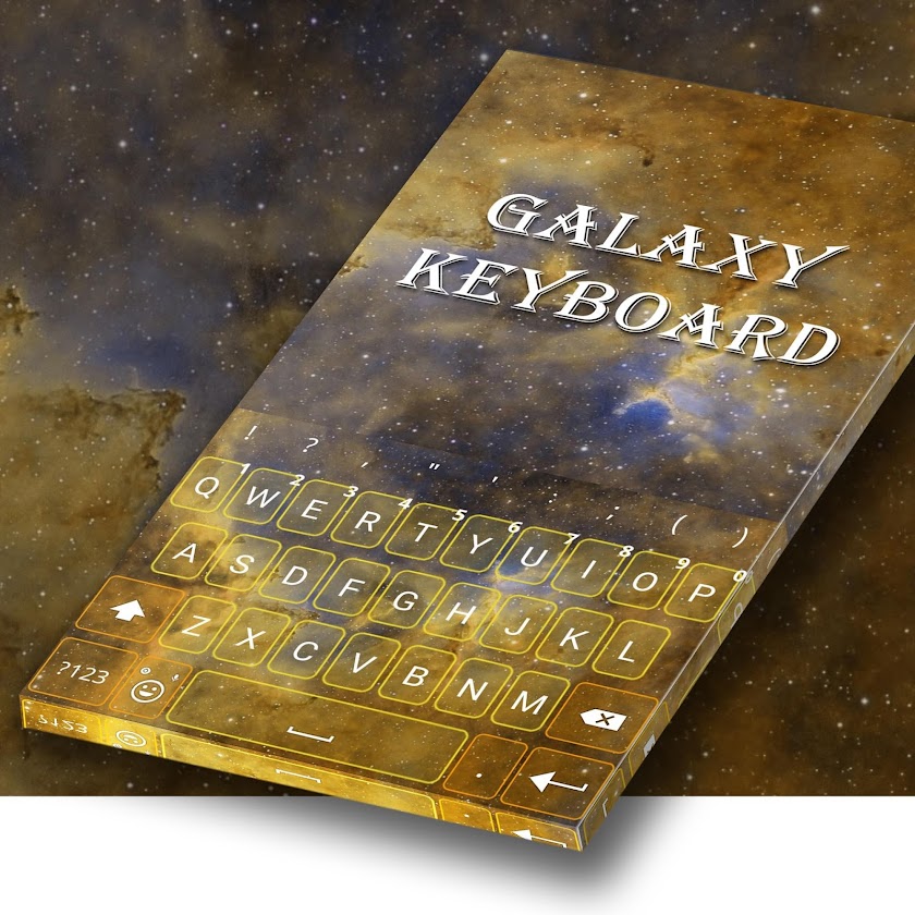 Yellow Keyboard For Galaxy J7 Screen 1