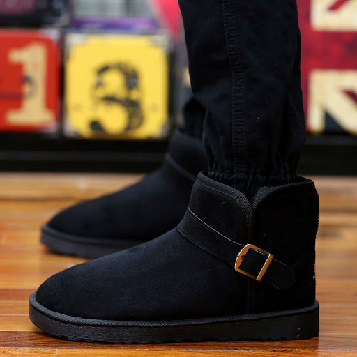Title 8, Mens Winter Snow Boots Plus Velvet Mens Shoes...