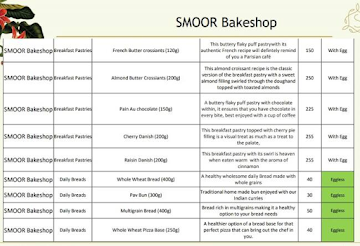 Smoor menu 