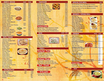 Garg Bakers and restaurant menu 