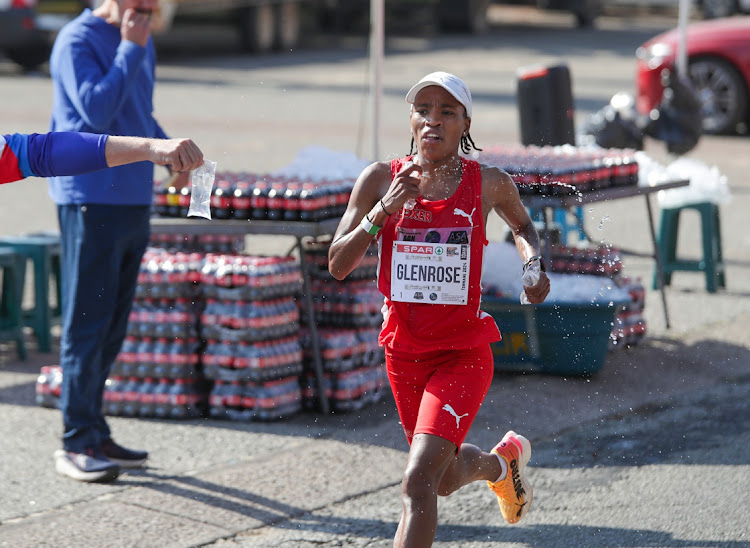 Glenrose Xaba in the lead during the 2024 SPAR Grand Prix at SuperSport Park on August 03, 2024, in Centurion,