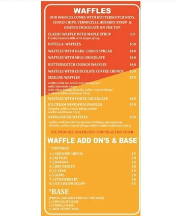 MFT The Food Truck menu 