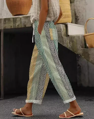 Pantalones casuales minimalistas fe - 1
