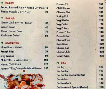 Nikunj Restaurant menu 