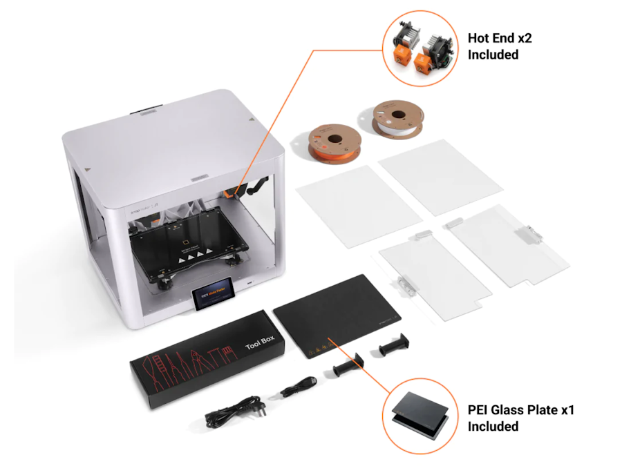 Snapmaker J1S High Speed IDEX 3D Printer