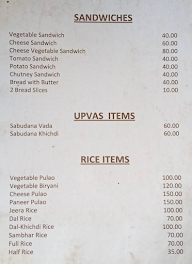 Hotel Shridevi menu 2