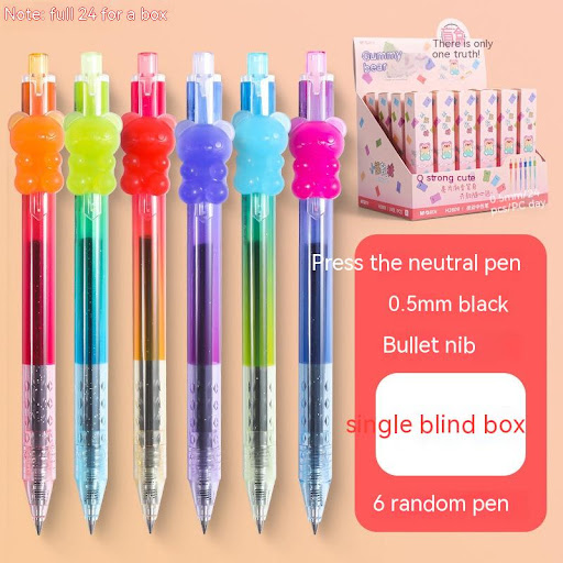 Title 4, Gummy Bear Blind Box Press Gel Pen